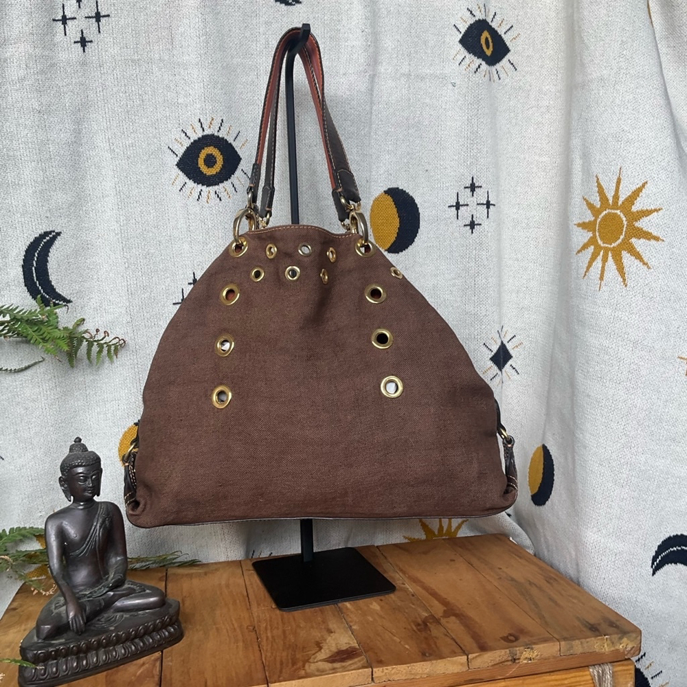 Rare Women's Etro Brown Tote Vintage